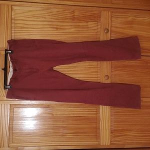 Hollister Maroon Chinos 34x32